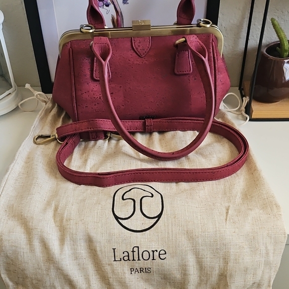 Laflore Paris Raspberry Chouchou Handbag - Picture 4 of 4